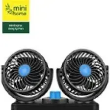 Minihome Universal Araç Içi Fan Çakmaklık Girişli 2'li Vantilatör