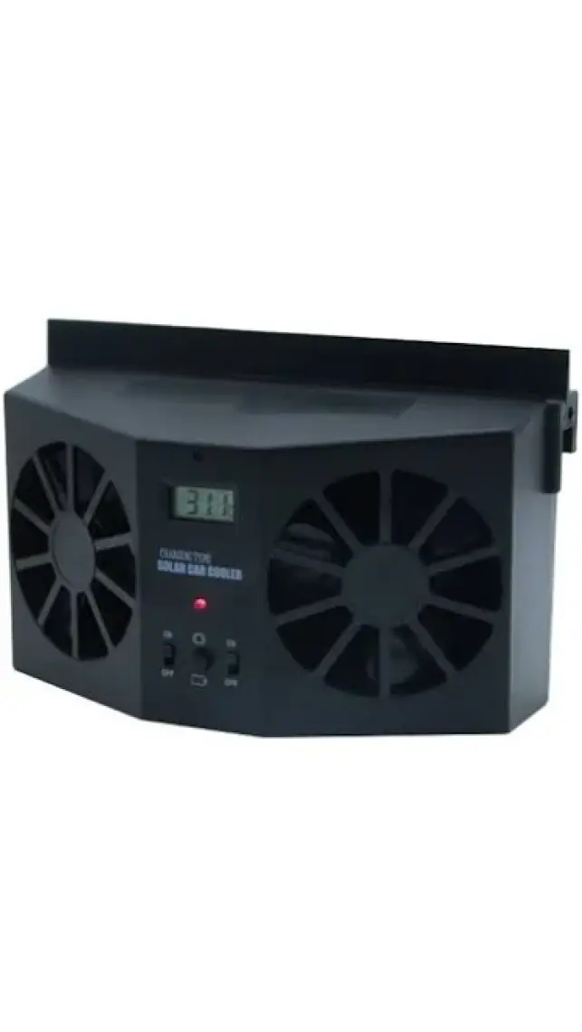 Ally R-8032 Güneş Enerjili Çift Fanlı Solar Oto Araç Havalandırma AL-35073