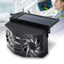 Ally R-8032 Güneş Enerjili Çift Fanlı Solar Oto Araç Havalandırma AL-35073