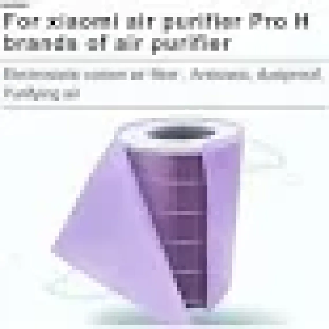 Filterhauz I Xiaomi Mi Air Purifier Pro H Için Toz Tutucu Filtre 4 Adet