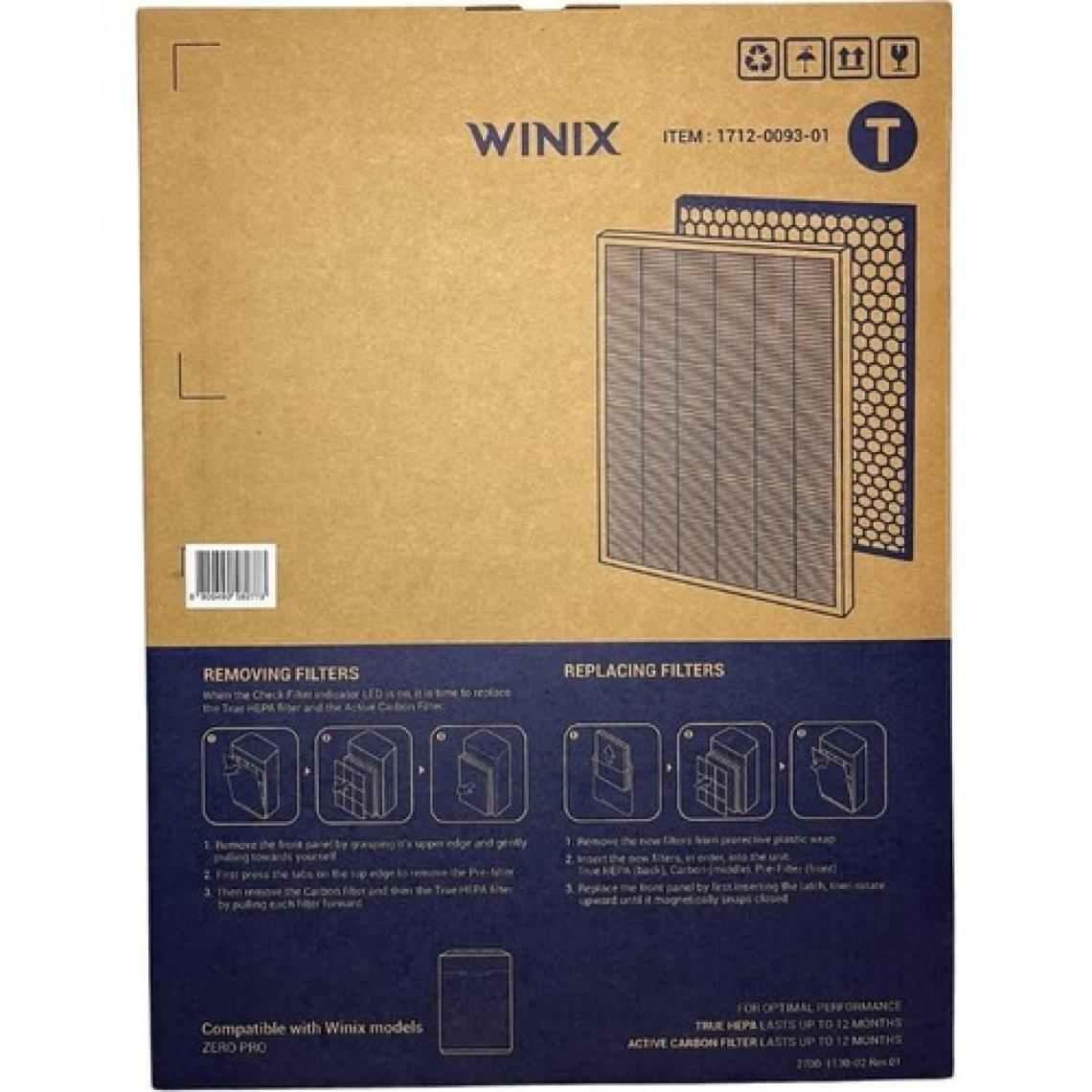 Winix Zero Pro Filtre Seti - Filtre T
