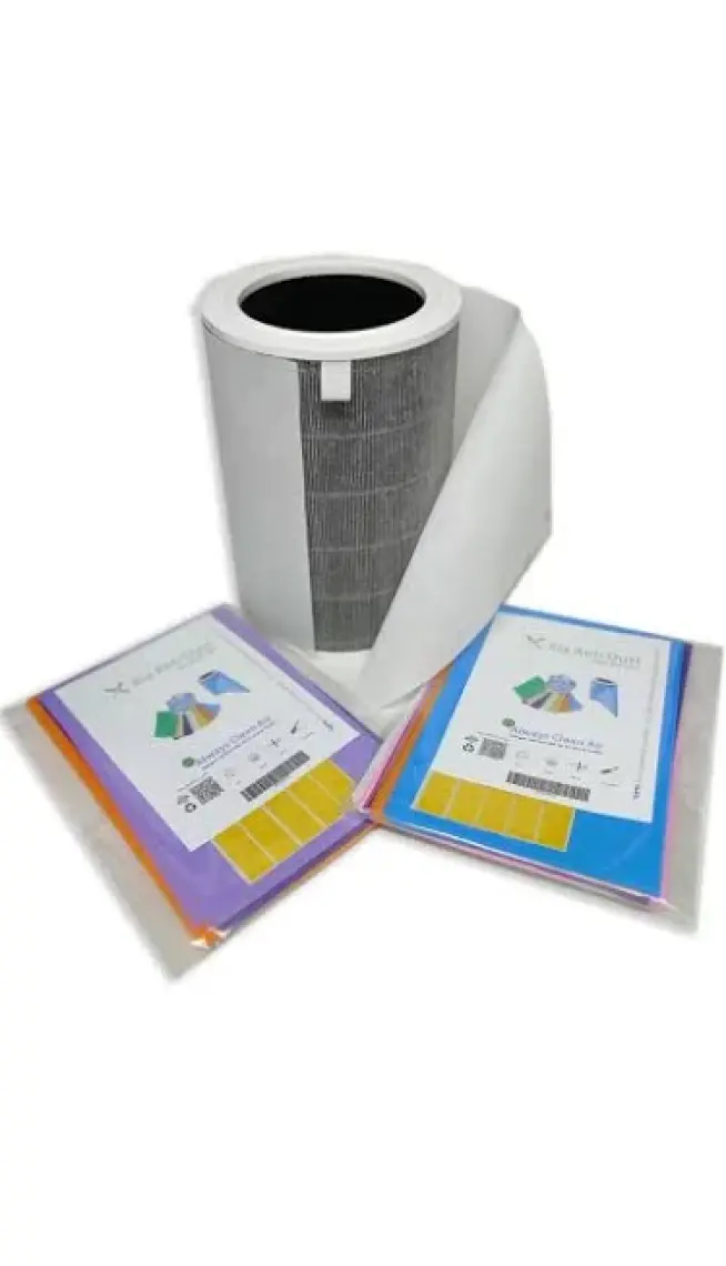 Faf 10 Adet Xiaomi Smart Air Purifier 4 Uyumlu Karışık Renkli Toz Tutucu Ön Filtre