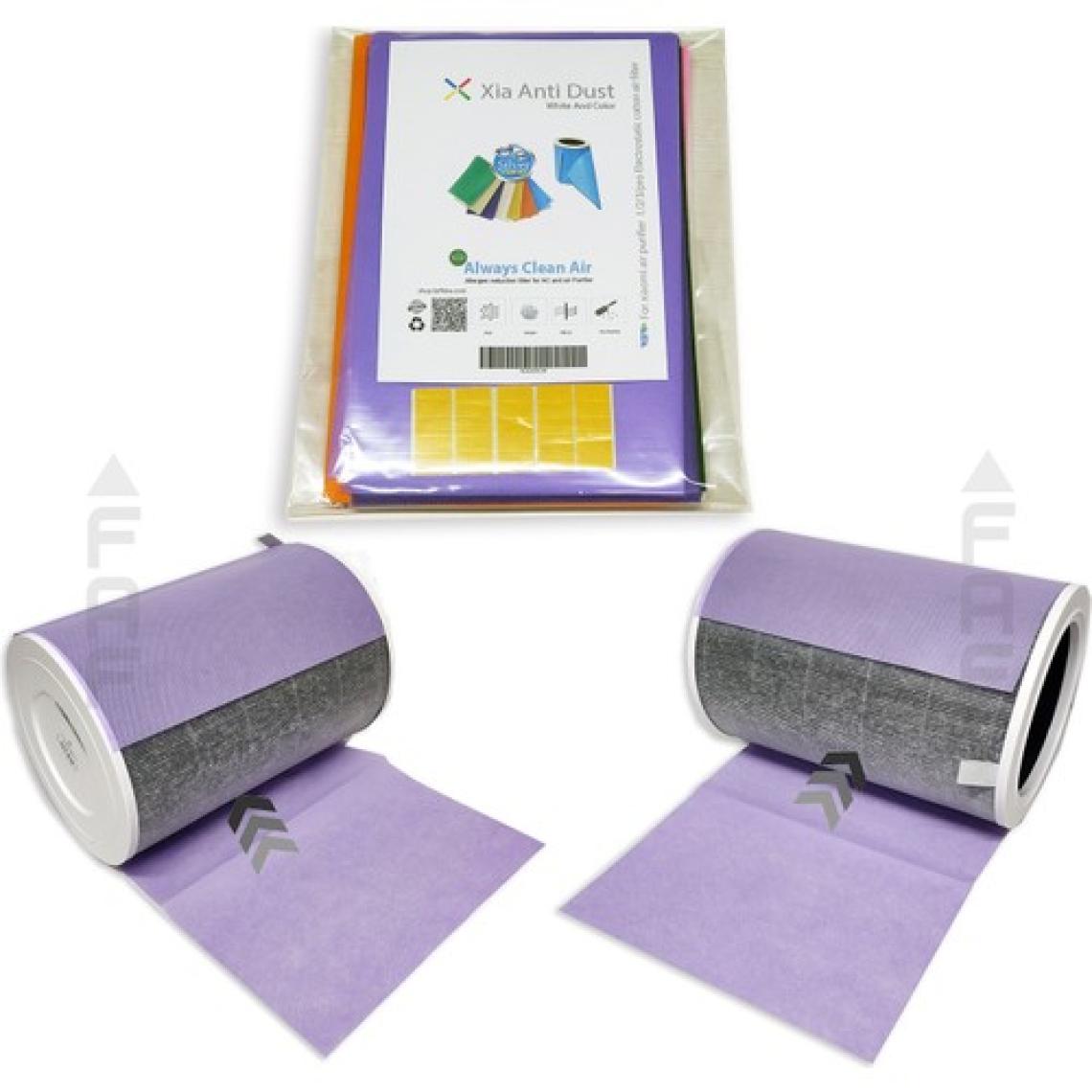 Faf 10 Adet Xiaomi Smart Air Purifier 4lite Uyumlu Karışık Renkli Toz Tutucu Ön Filtre