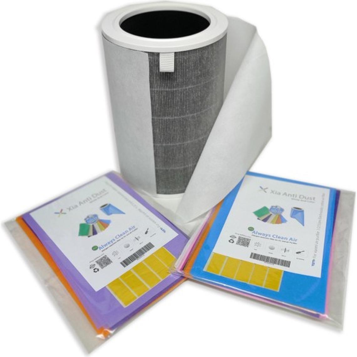 Faf 10 Adet Xiaomi Smart Air Purifier 4lite Uyumlu Karışık Renkli Toz Tutucu Ön Filtre