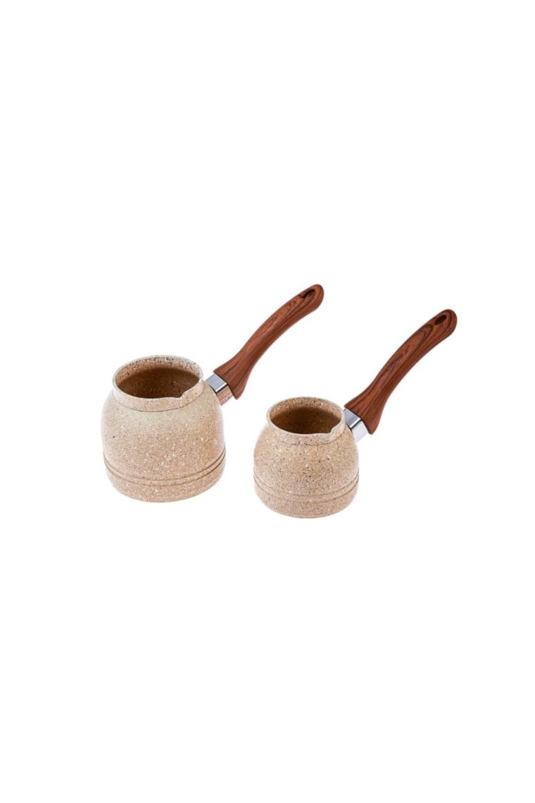 Woodstone Biogranit 2'li Cezve Seti