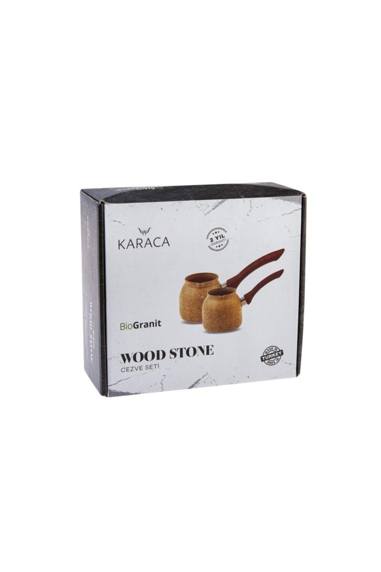 Woodstone Biogranit 2'li Cezve Seti
