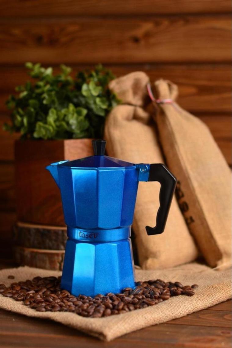 Bambum Fincan Kırmızı Piccolo Moka Pot 6