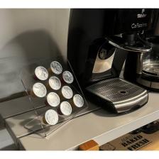 Trend Pleksi Kapsül Kahve Standı (Nespresso & Jacobs Uyumlu Şeffaf)