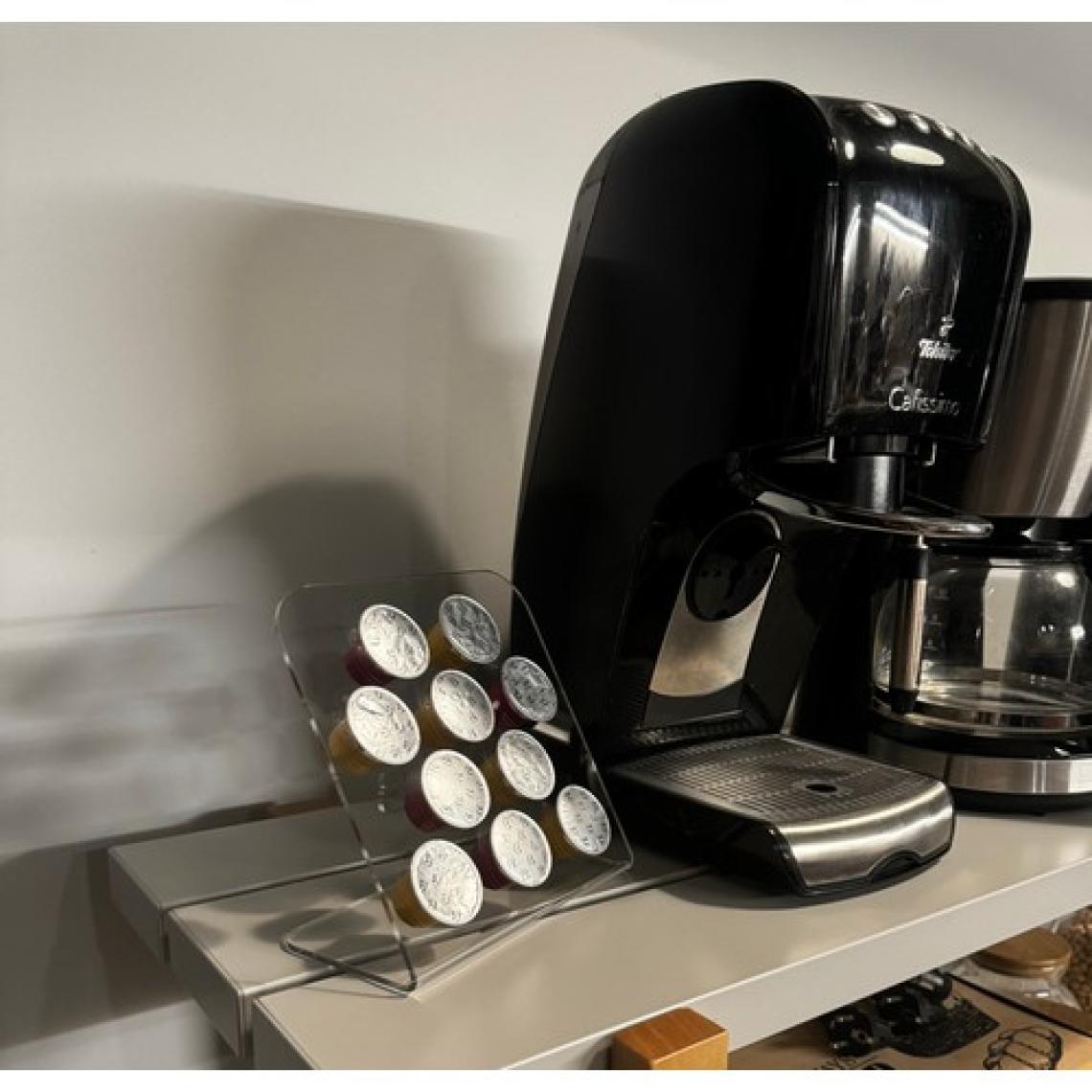 Trend Pleksi Kapsül Kahve Standı (Nespresso & Jacobs Uyumlu Şeffaf)