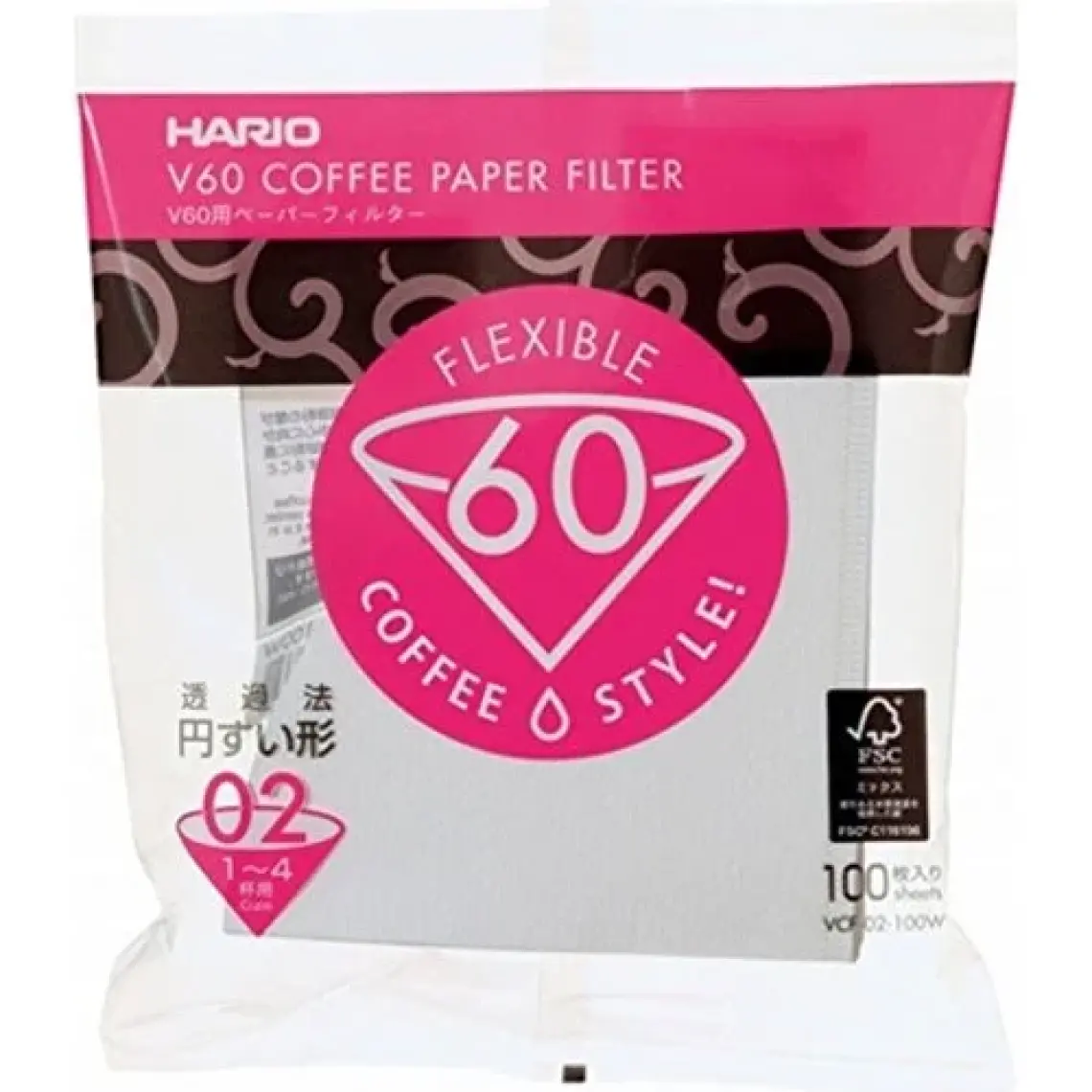 Hario V60 02 Dripper Filtre Kağıdı 100 Adet