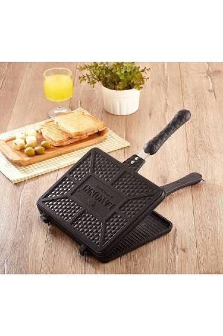 Lavonni Döküm Granit Ocak Üstü Tost Makinesi