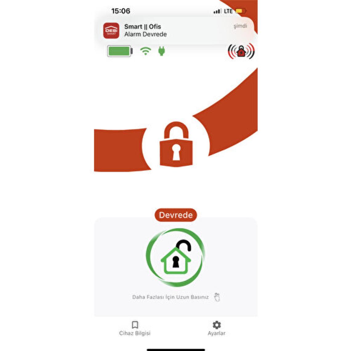 Desi Midline Smart Plus Akıllı Alarm Sistemi (Wifi-Ble-Uygulama ile Kullanım)