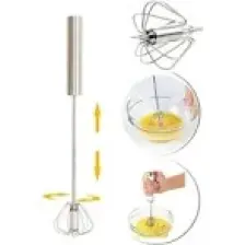 Mother Kitchen Basmalı Çelik Otomatik Çırpıcı 31cm.
