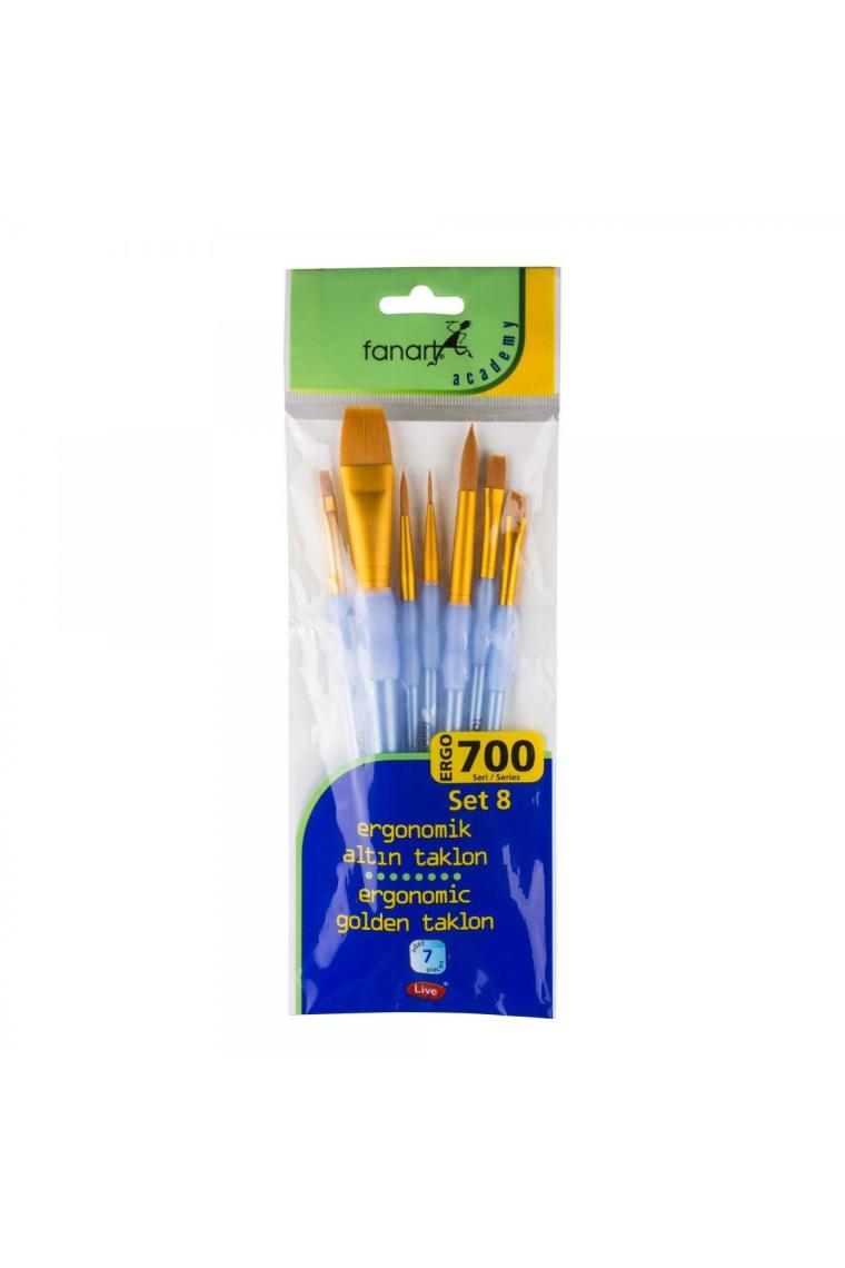Academy Ergo 700 Serisi Fırça Set:8 7 Li 7700e.s8