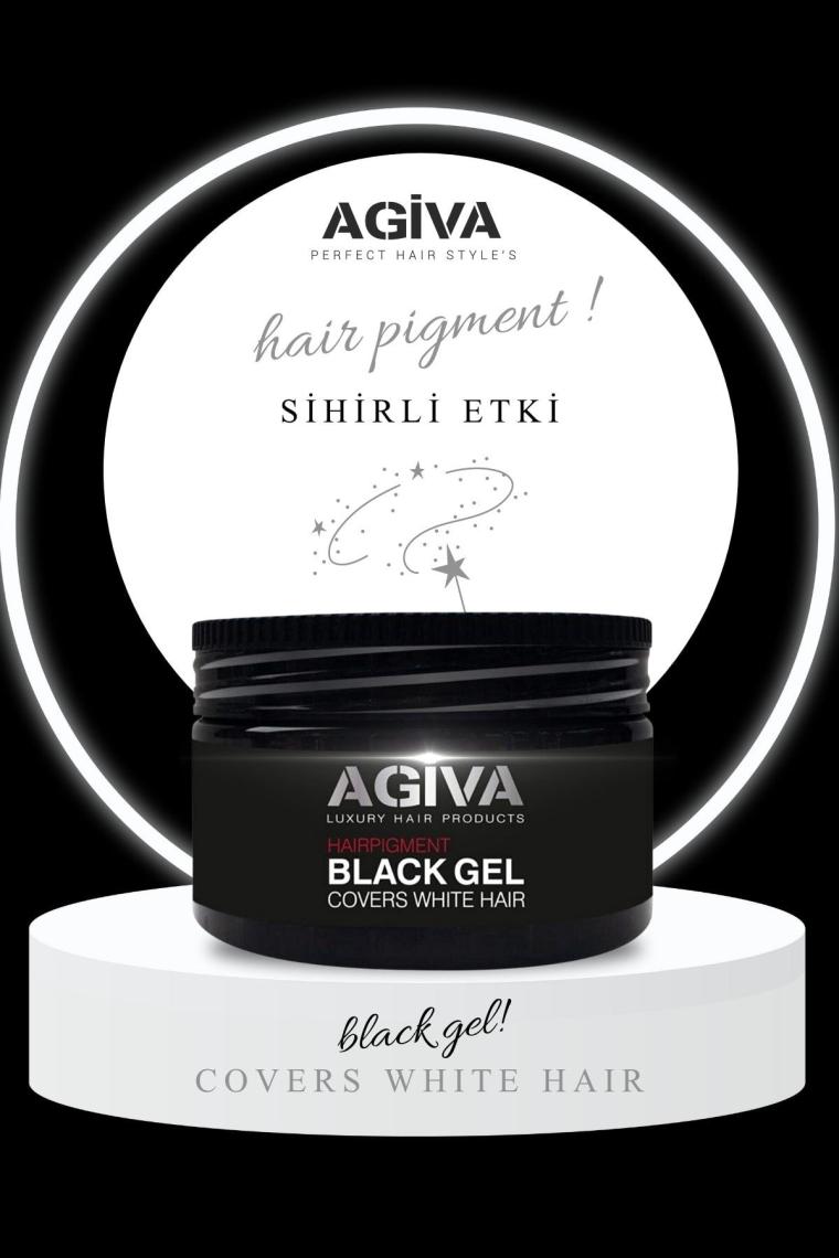 Black Gel Beyaz Saçlar Için Kapatıcı Saç Şekillendirici Güçlü Jöle Cover White Hair 250 Ml