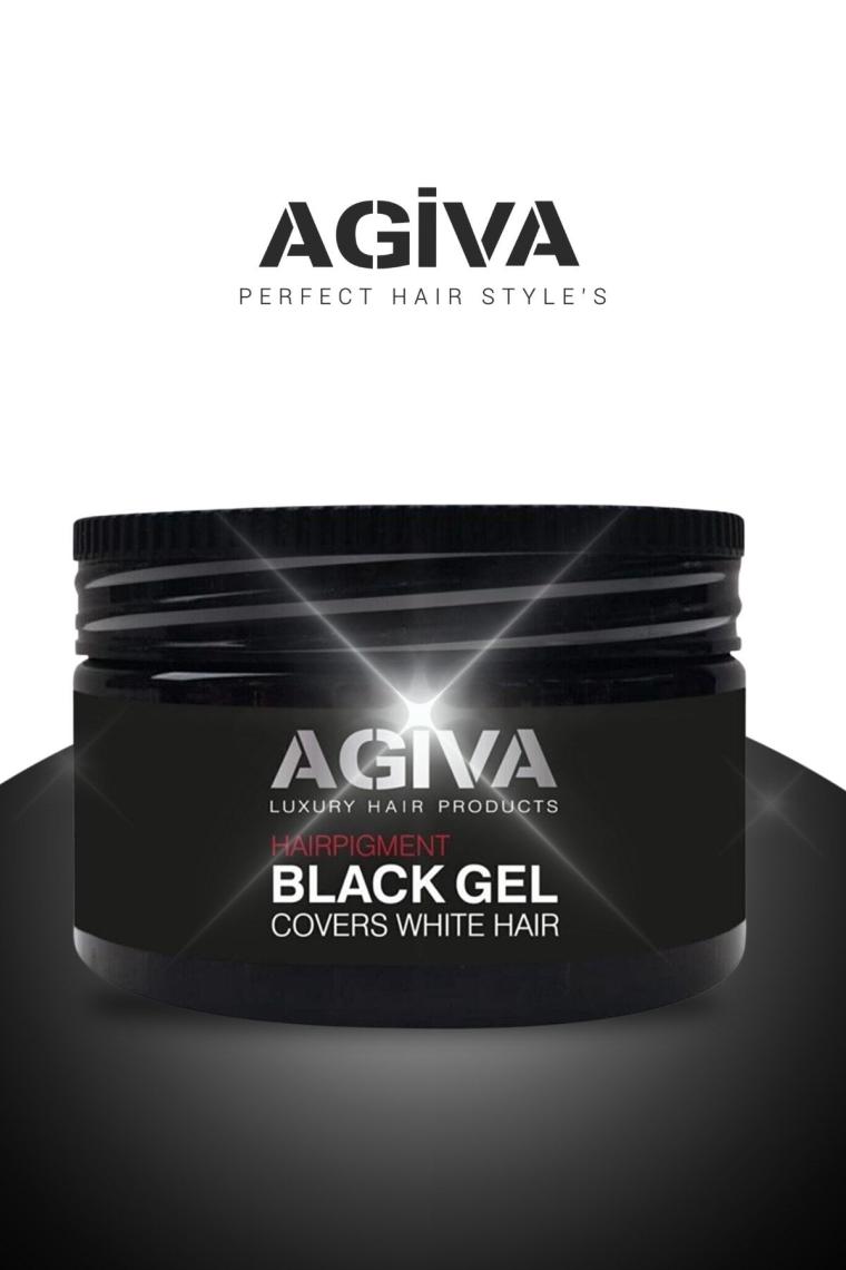 Black Gel Beyaz Saçlar Için Kapatıcı Saç Şekillendirici Güçlü Jöle Cover White Hair 250 Ml