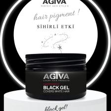 Black Gel Beyaz Saçlar Için Kapatıcı Saç Şekillendirici Güçlü Jöle Cover White Hair 250 Ml