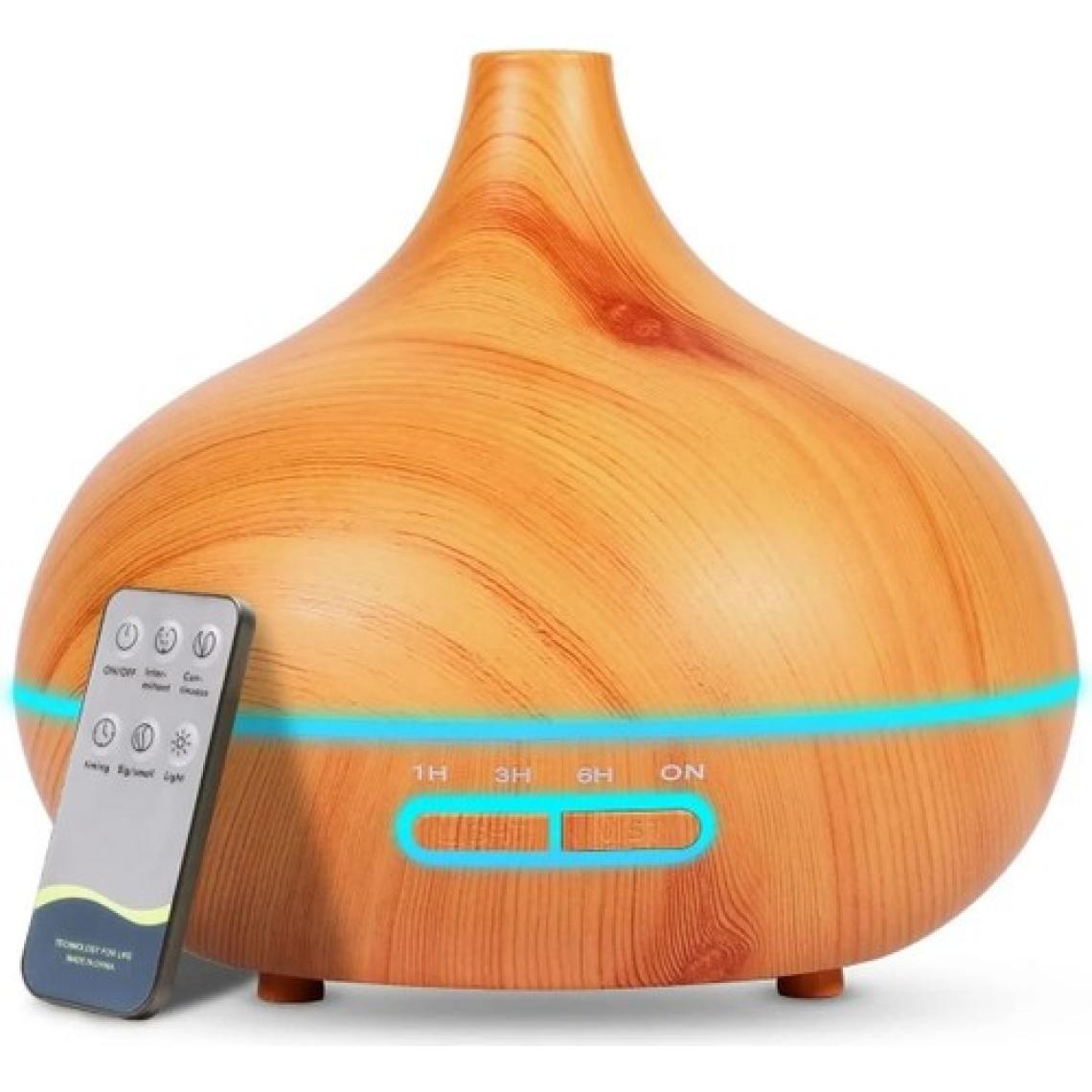 Centerstore Premium Kalite 550 ml Hava Nemlendirici Aromatik Oda Kokusu Difüzörü 7 Farklı Işıklı Buhar Makinesi