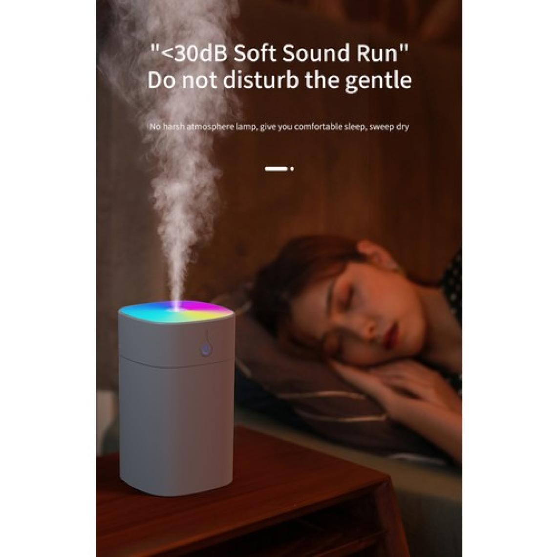 Nikadu H2O Humidifier 400 ml Ulrasonik Hava Nemlendirici Buhar Makinesi ve Aroma Difüzörü