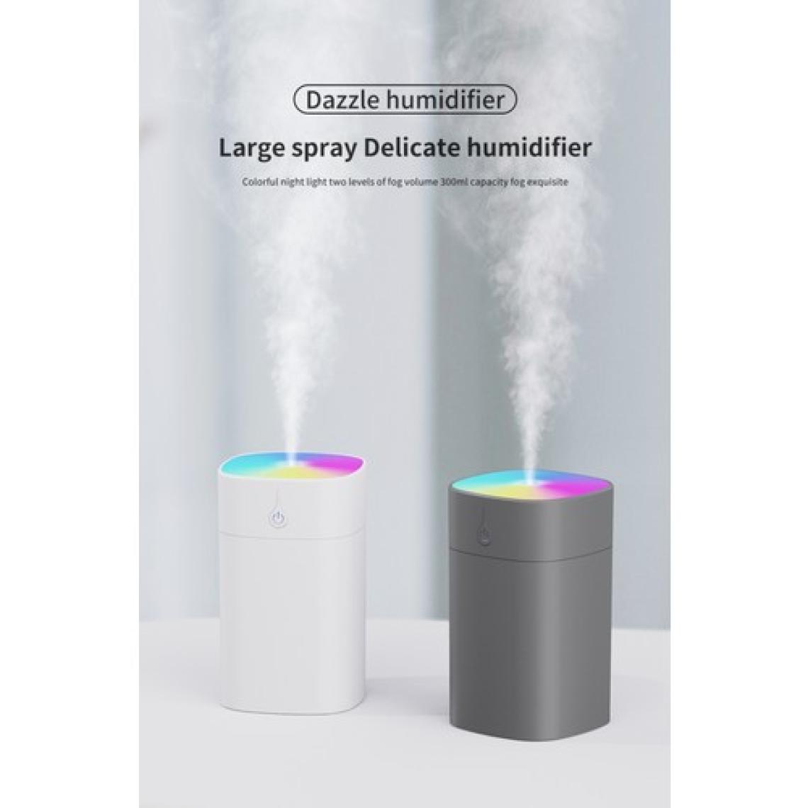 Nikadu H2O Humidifier 400 ml Ulrasonik Hava Nemlendirici Buhar Makinesi ve Aroma Difüzörü