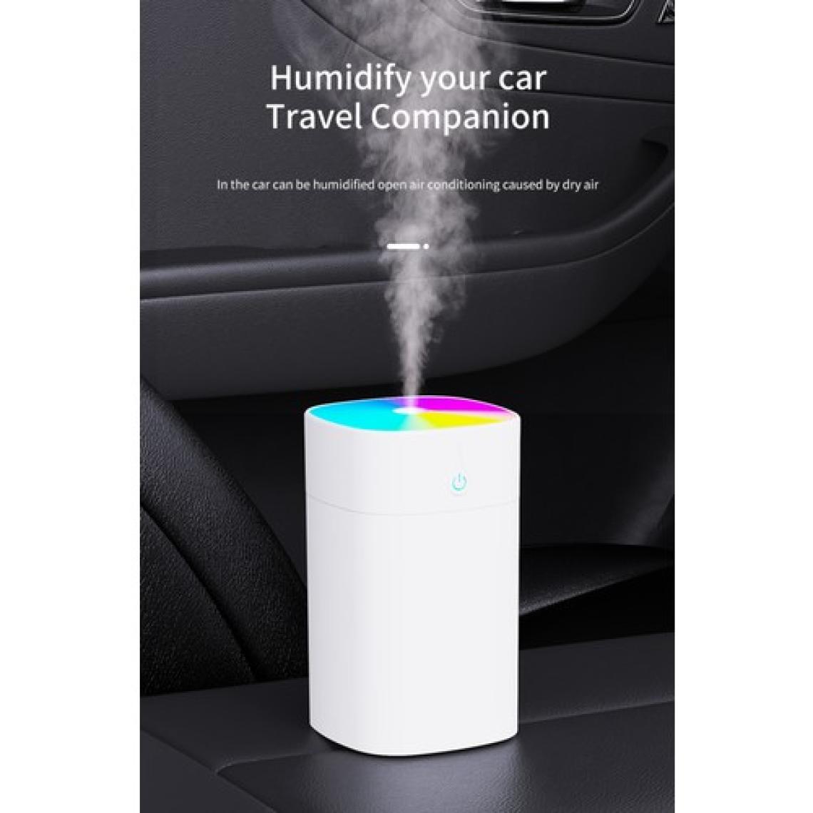Nikadu H2O Humidifier 400 ml Ulrasonik Hava Nemlendirici Buhar Makinesi ve Aroma Difüzörü