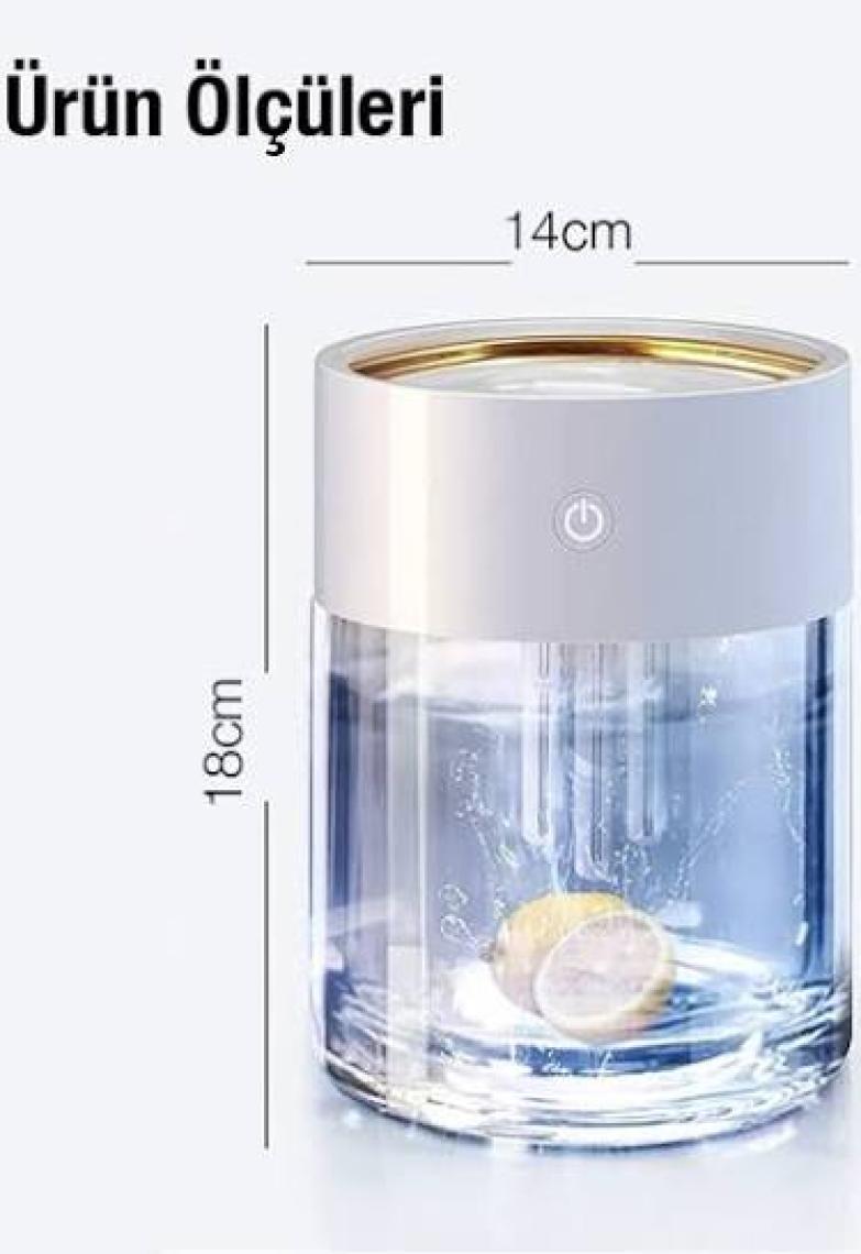 Ezere Ceypaks Üç 3 Sprey LED Işıklı Ultrasonik Hava Nemlendirici - Buhar Makinesi ve Aroma Difüzörü 2 lt