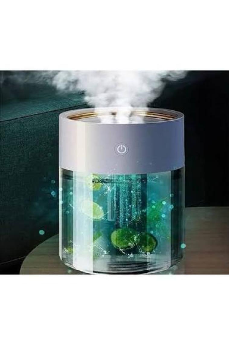 Ezere Ceypaks Üç 3 Sprey LED Işıklı Ultrasonik Hava Nemlendirici - Buhar Makinesi ve Aroma Difüzörü 2 lt