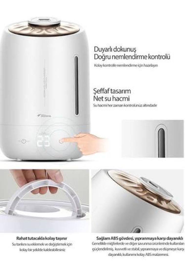 Deerma F600 Dijital Ultrasonik Buhar Makinası 5 lt - İyonizersiz