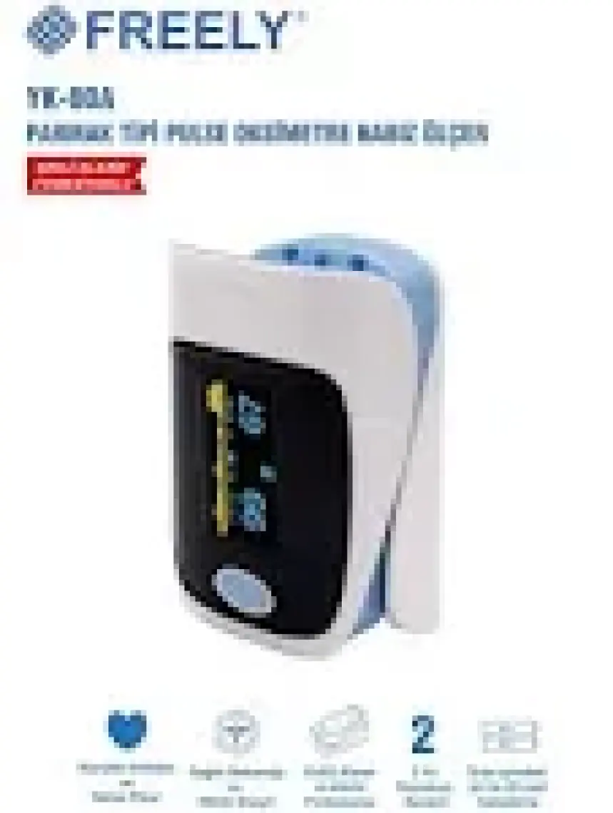 Freely Parmak Tipi Dalgalı Pulseoximetre Yk-80a