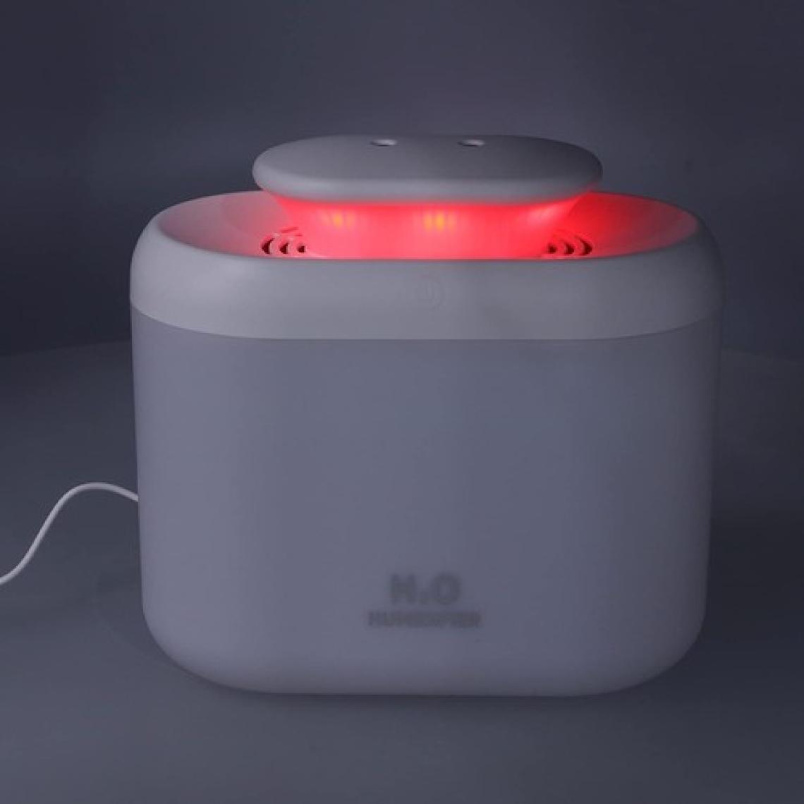 Robeve 3.3 Litre Ultrasonik Buhar Makinesi Hava Nemlendirici Çift Sprey Buhar Makinesi LED Işıklı