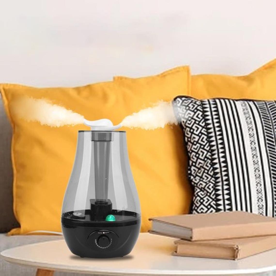 Robeve 2.4 Litre Ultrasonik Buhar Makinesi Hava Nemlendirme Cihazı Ayarlanabilir Sprey Çıkışı Aroma Difüzör