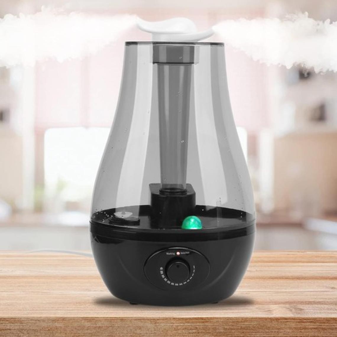 Robeve 2.4 Litre Ultrasonik Buhar Makinesi Hava Nemlendirme Cihazı Ayarlanabilir Sprey Çıkışı Aroma Difüzör