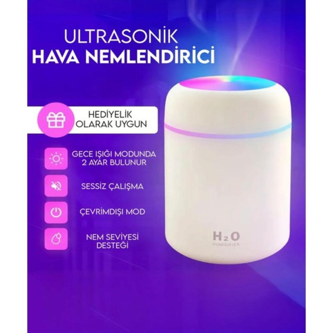YENİ ŞARJLI TYPE-C  Hava Nemlendirici Şarjlı Yeni Model,aroma Difizörü,koku Dagıtıcı,gecel Lambası