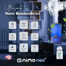 Nimomed Ultrasonik Hava Nemlendirici Soğuk Buhar Üfler (Hyb-21)