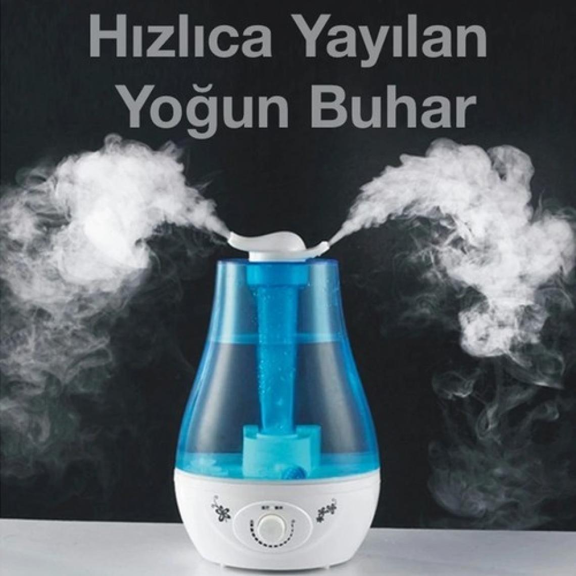 Enraco Çift Sprey Ultrasonik Hava Nemlendirici Buhar Makinesi 3.5L