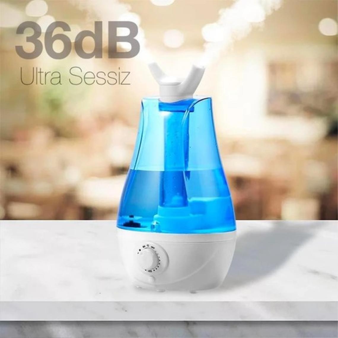 Enraco Çift Sprey Ultrasonik Hava Nemlendirici Buhar Makinesi 3.5L