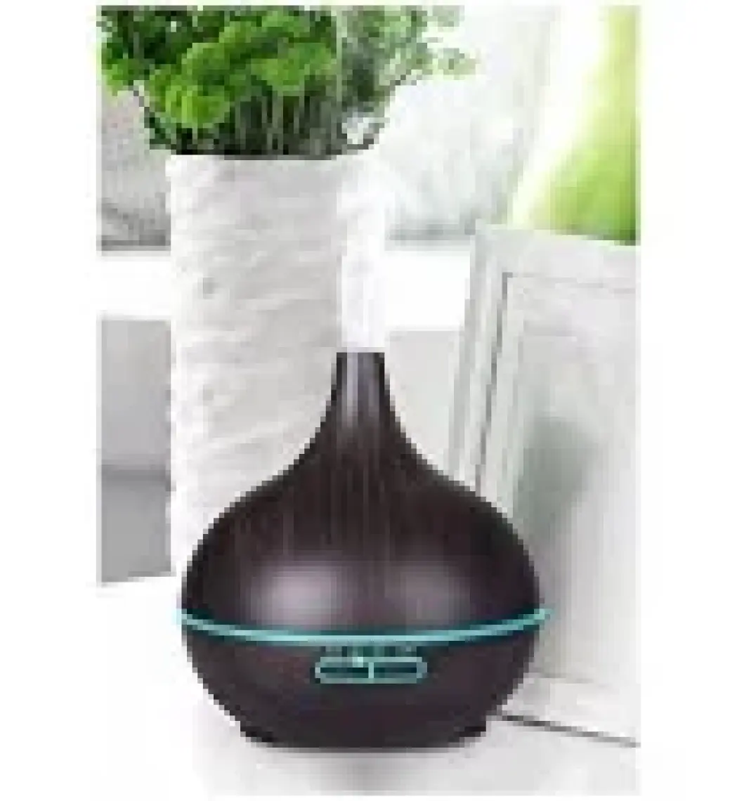 Aroma Difüzör Gece Işığı 7 LED Nemlendirici Kumandalı Buhar Makinesi 550ML