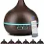 Aroma Difüzör Gece Işığı 7 LED Nemlendirici Kumandalı Buhar Makinesi 550ML