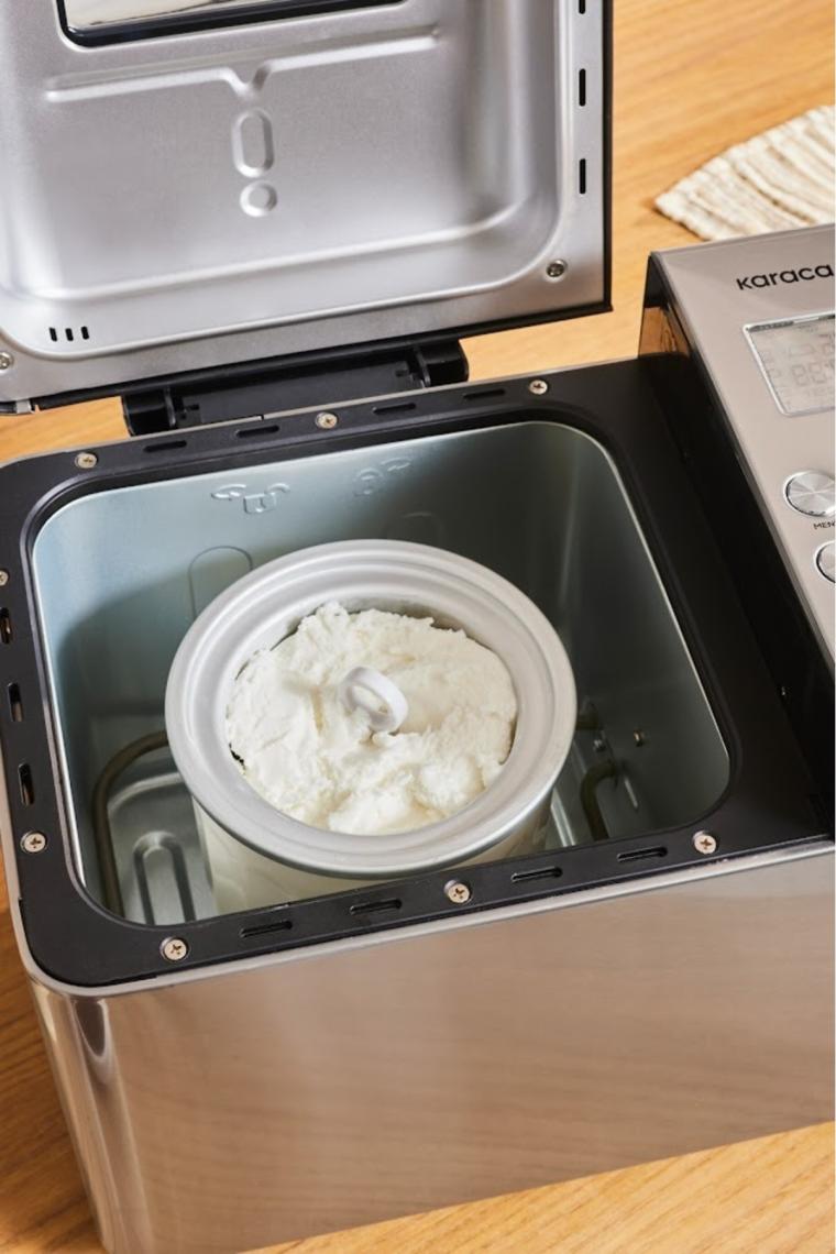 Karaca Bake Ice Inox 15 In 1 Çok Fonksiyonlu Dondurma, Reçel, Yoğurt, Hamur Yoğurma Ve  Ekmek Yapma Makinesi