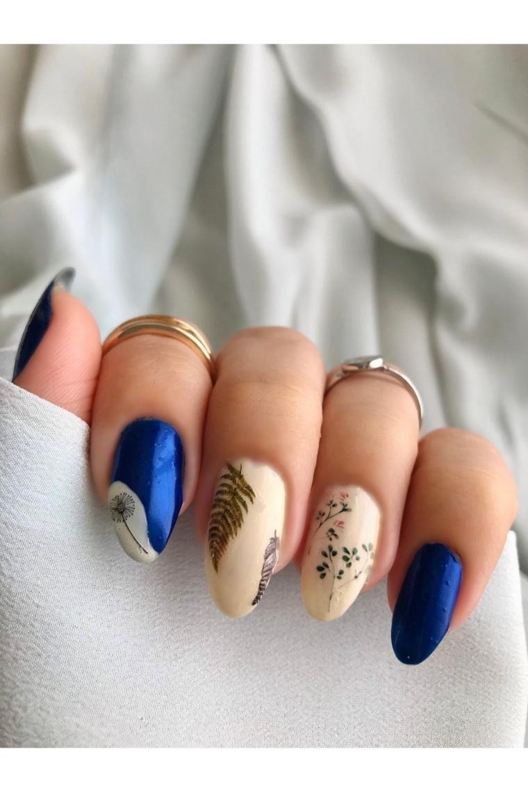 Yapraklar Ve Tüyler Tırnak Dövmesi Tırnak Tattoo Nail Art Tırnak Sticker