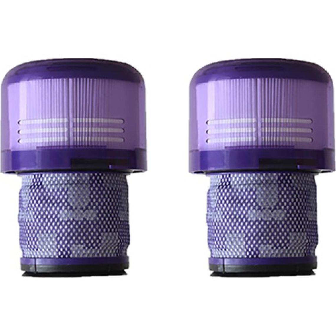 FilterHauz Dyson V15 Detect Uyumlu Mor Hepa Filtre Seti (2 Adet)