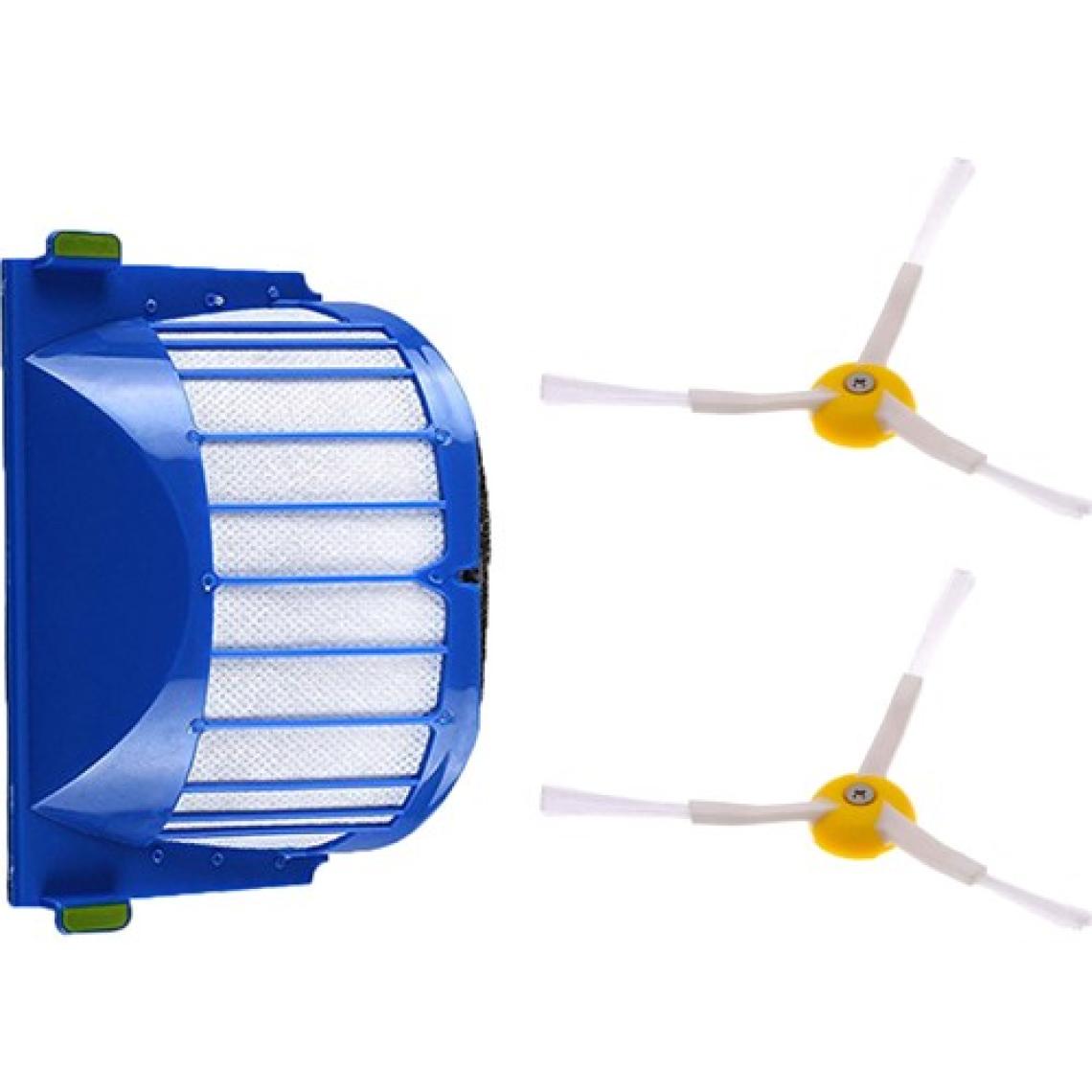 FilterHauz I-Robot Roomba 693 694 Uyumlu 3 Parça Yedek Filtre Fırça Seti