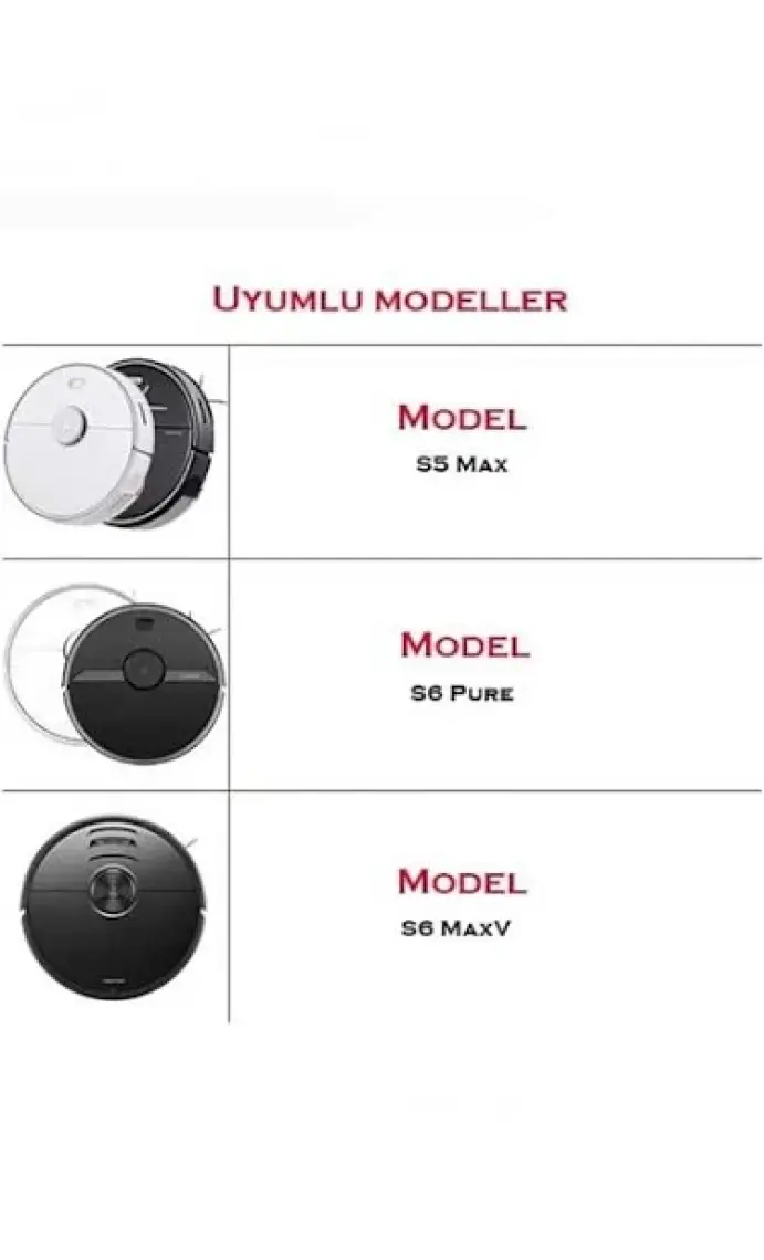 iBrush Roborock S6 MaxV Uyumlu Mop Fiber Bezi 2 Adet