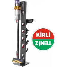Thorqtech Dyson Uyumlu Dikey Süpürge Standı Siyah Renk V15 - V12 - V11 - V10 - V8 Modellere Uyumlu