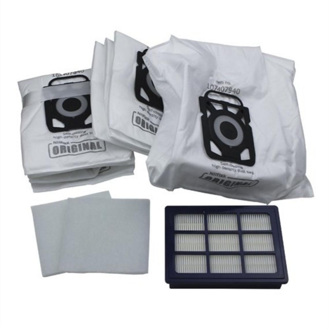 Nilfisk Elite Başlangıç Kiti (2 mikro filtre +1 HEPA 14 filtre + 8 toz torbası  )