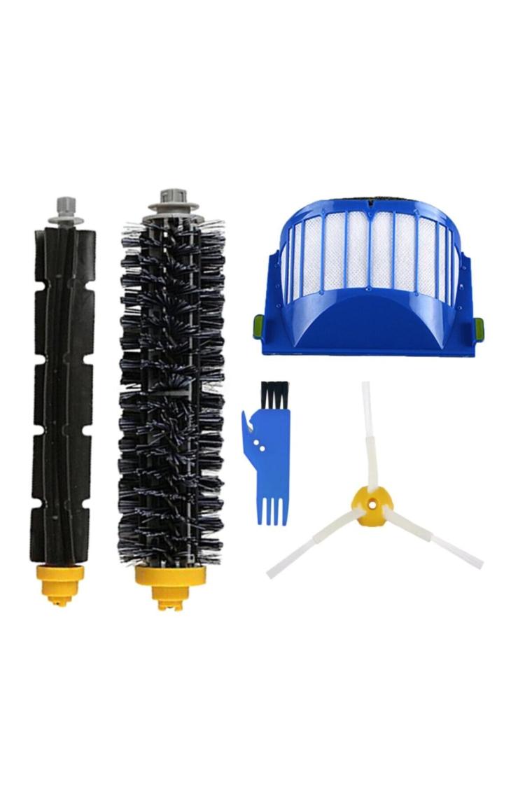 FilterHauz I-Robot Roomba 605 606 Uyumlu 4 Parça Yedek Filtre Fırça Seti