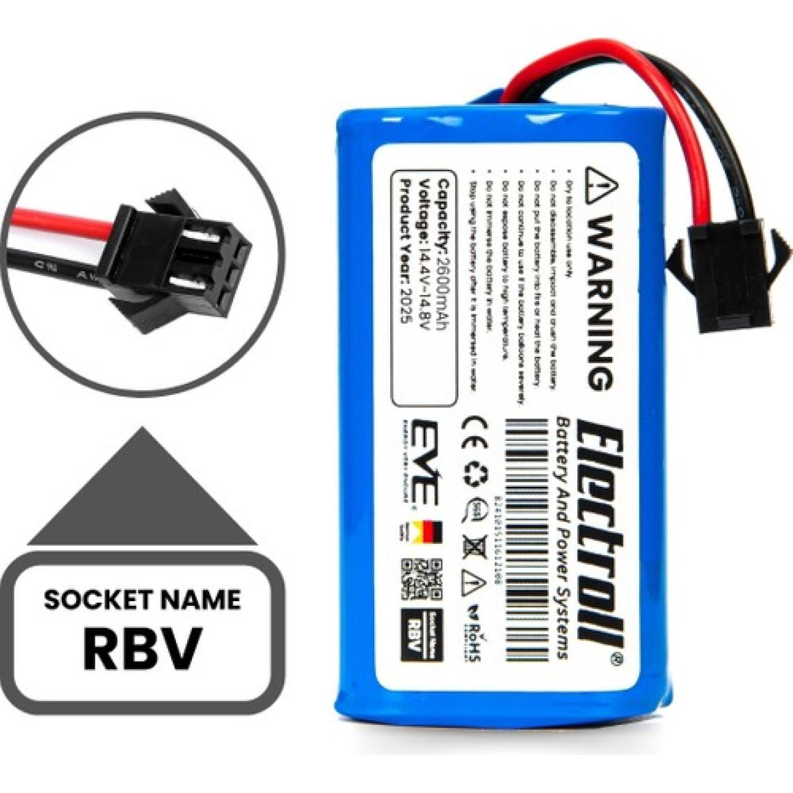 Electroll Eufy Robovac 35c Uyumlu Batarya (ORJİNAL KAPASİTE) 2600mah Pil Robot Süpürge Batarya Değişimi