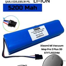 Micron Xiaomi Mi Vacuum Mop Pro2 Plus 3D STYTJ02ZHM Akıllı Robot Süpürge Bataryası 14.4V 5200MAH Pil