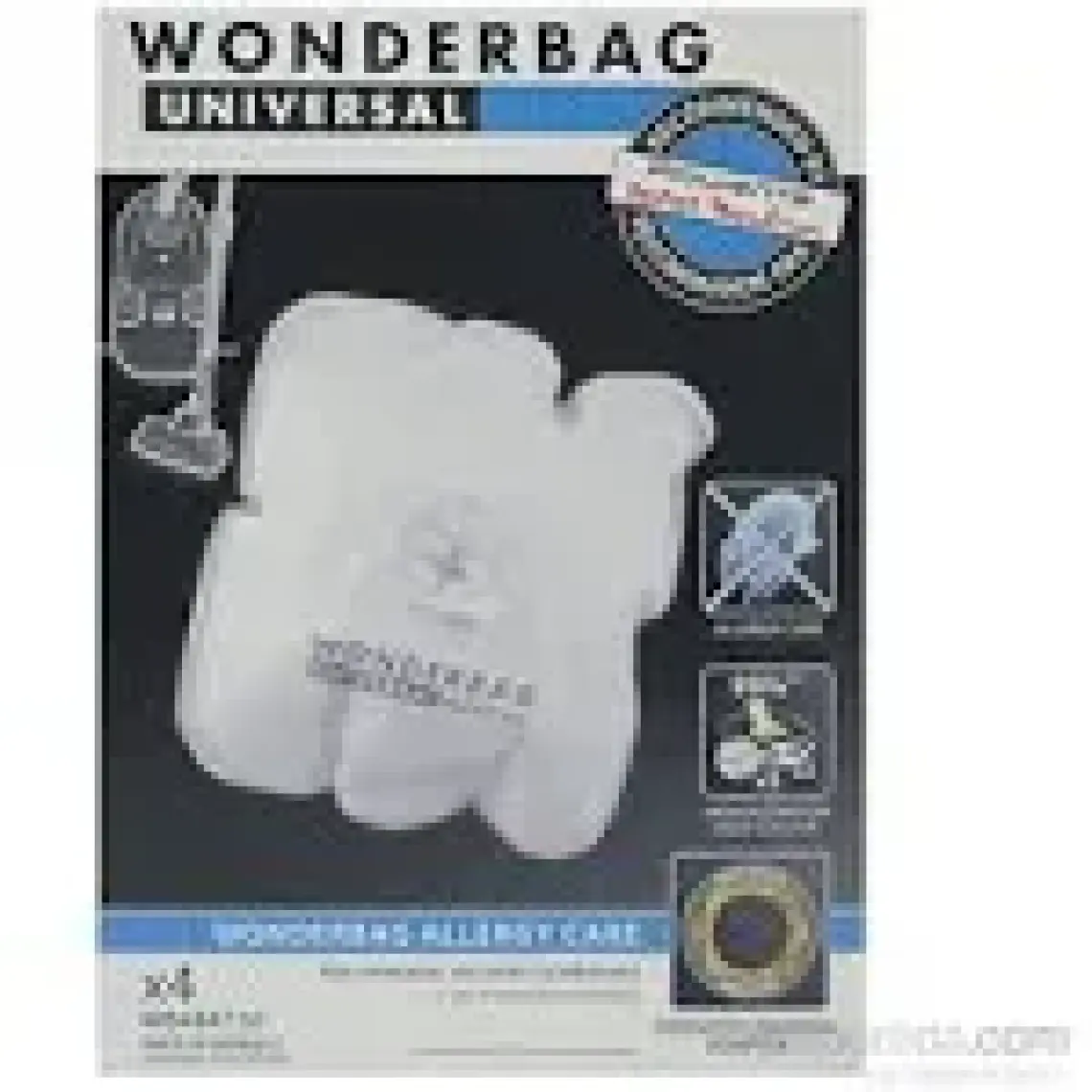 Rowenta Wonderbag Universal Anti-Alerji Toz Torbası ( 1 Pakette 4 Adet)