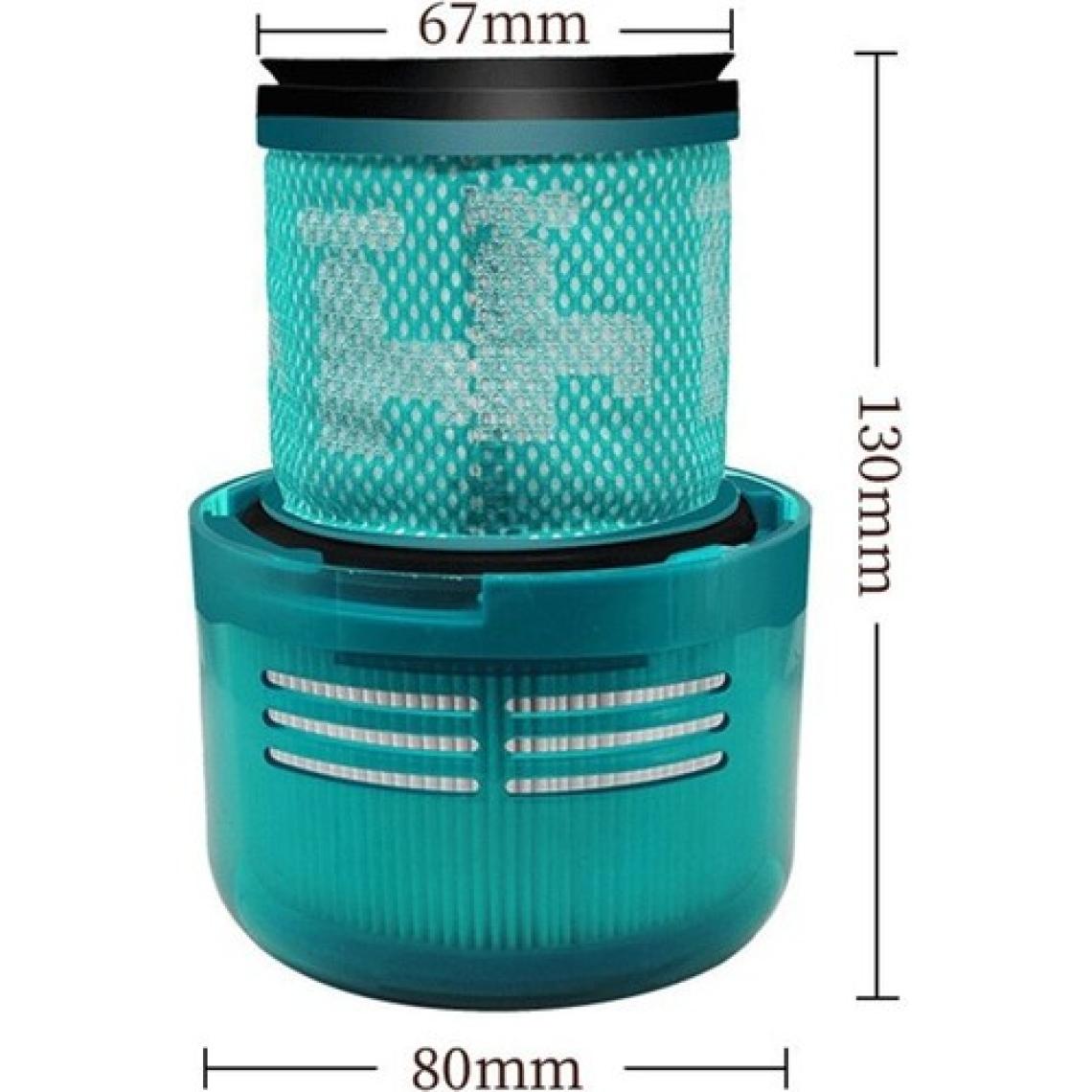 FilterHauz Dyson V15 Detect Uyumlu Yeşil Hepa Filtre Seti (2 Adet)